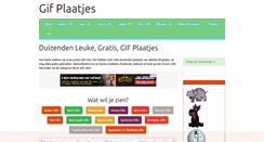 Desktop Screenshot of gifplaatjes.nl