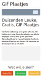 Mobile Screenshot of gifplaatjes.nl