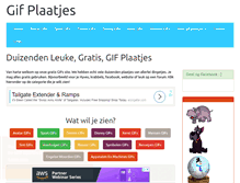 Tablet Screenshot of gifplaatjes.nl